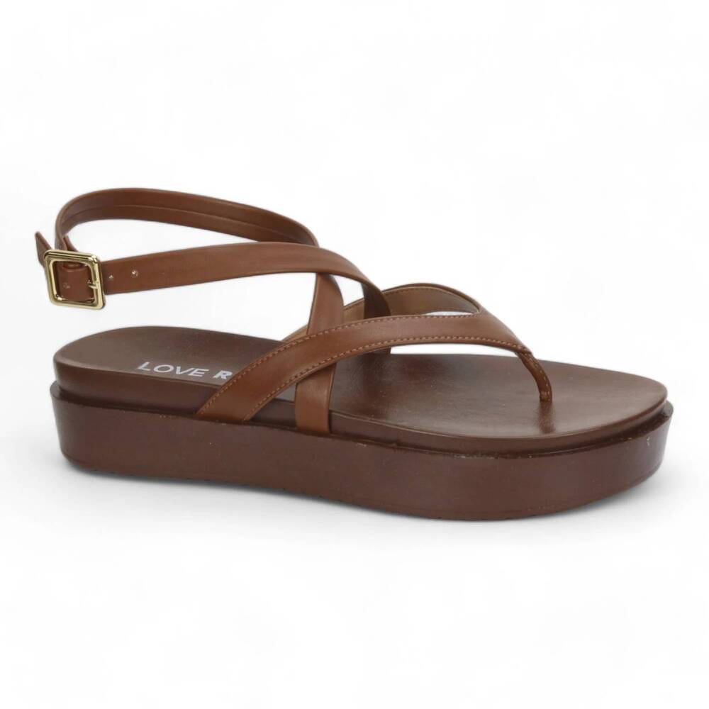 NEW LOVE RIO women's arpoador seaside sandal in maroon